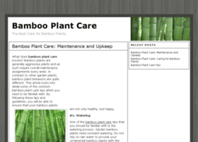 bambooplantcare.net