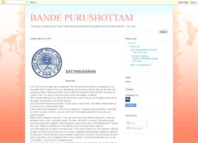 Bandepurushottam.blogspot.com
