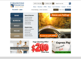 Bankwithcornerstone.org