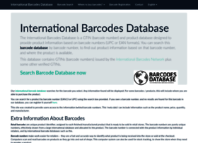 Barcodesdatabase.org