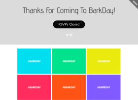 Barkday.splashthat.com