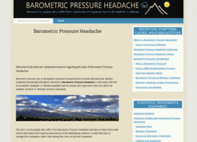Barometricpressureheadache.com