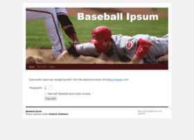 Baseballipsum.apphb.com