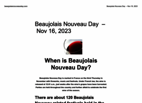 Beaujolaisnouveauday.com