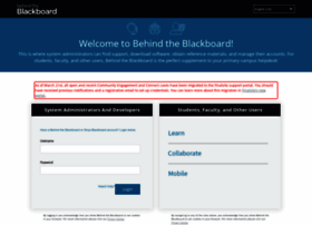 Behind.blackboard.com