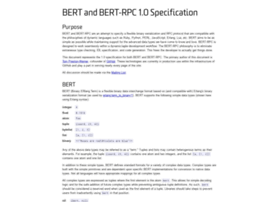 Bert-rpc.org