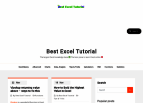 Best-excel-tutorial.com