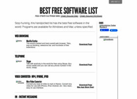 bestfreesoftwarelist.com