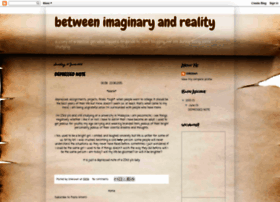 Betweenimaginaryreality.blogspot.com