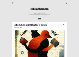 bibliophemera.blogspot.com