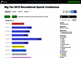 Bigtenrecreationalsportscon2015.sched.org