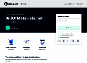 Billofmaterials.net