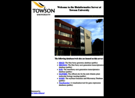 Bioinformatics.towson.edu