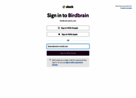 Birdbrain.slack.com