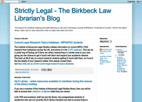 Birkbecklibrarylaw.blogspot.com