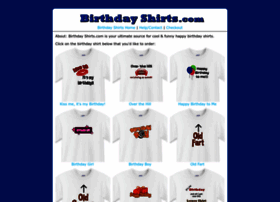 Birthdayshirts.com