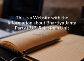 Bjprajasthan.org