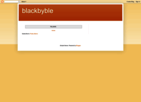Blackbyble.blogspot.fr