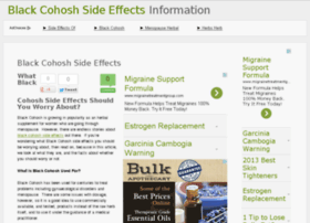 blackcohoshsideeffects.org