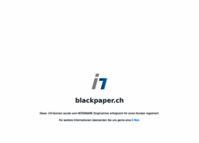 blackpaper.ch