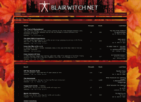 Blairwitch.proboards.com