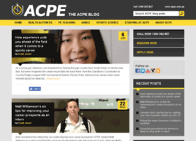 Blog.acpe.edu.au