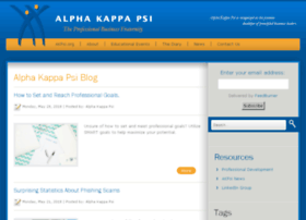Blog.akpsi.org