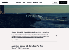 Blog.aspiration.com