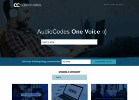 Blog.audiocodes.com