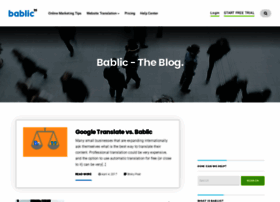 Blog.bablic.com