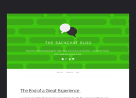 Blog.getbackchat.com