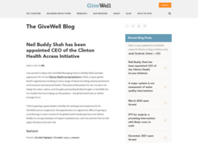 Blog.givewell.org