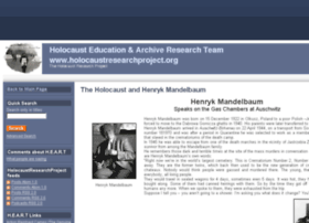 blog.holocaustresearchproject.org