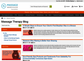Blog.massagewarehouse.com