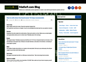 Blog.maths9.com