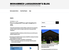 Blog.mohammedlakkadshaw.com