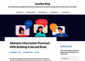 Blog.sanebox.com