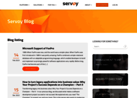 Blog.servoy.com