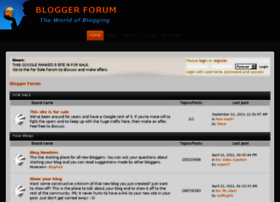 bloggerforum.com