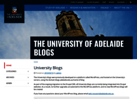 Blogs.adelaide.edu.au