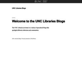 Blogs.lib.unc.edu