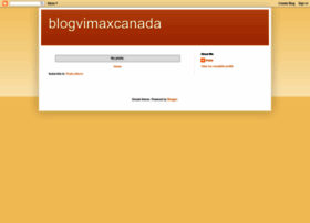 Blogvimaxcanada.blogspot.com