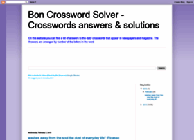 Bon-crossword-solver.blogspot.co.il