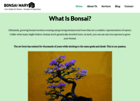 Bonsaimary.com