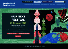 bordersbookfestival.org