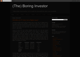 Boringinvestor.blogspot.sg