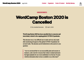 Boston.wordcamp.org