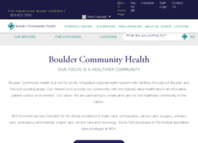 Bouldercommunityhealth.org