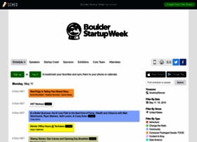 Boulderstartupweek2015.sched.org
