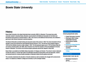bowie.stateuniversity.com